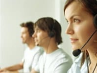 Customer service – team benchmarking Telephone team side on